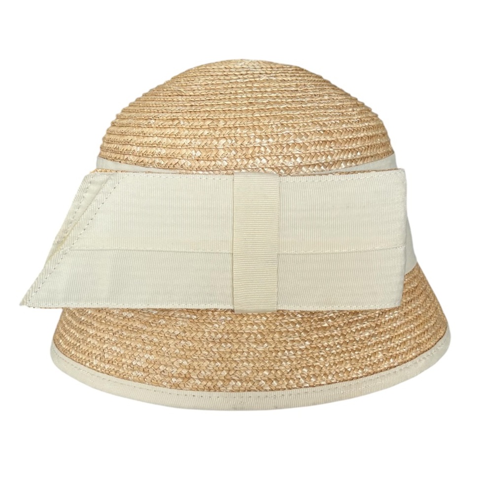 Halogen Tan and Cream Straw Hat